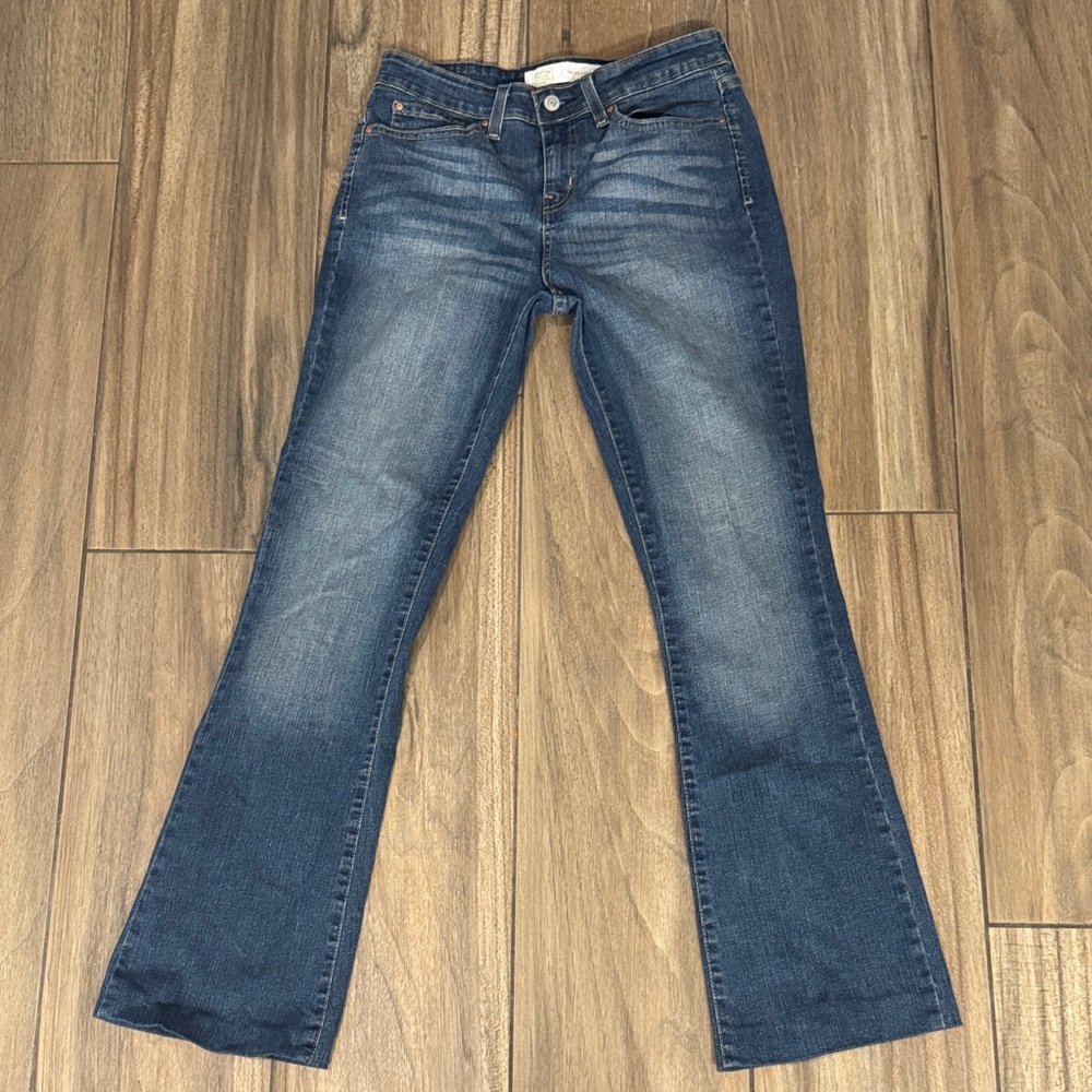 Signature by Levi Strauss Dark Blue Boot Cut Jeans